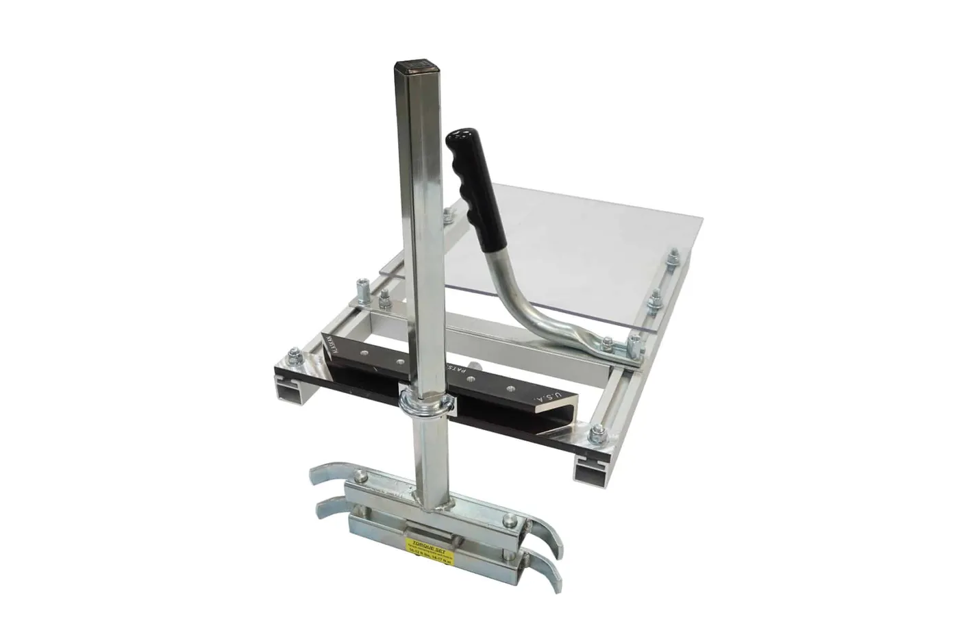 Granberg Alaskan Small Log Mill with clamping post, handle, end bracket and guard